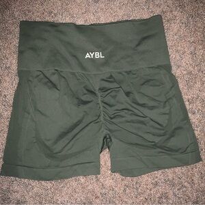 AYBL Empower Seamless Olive Khaki Shorts
